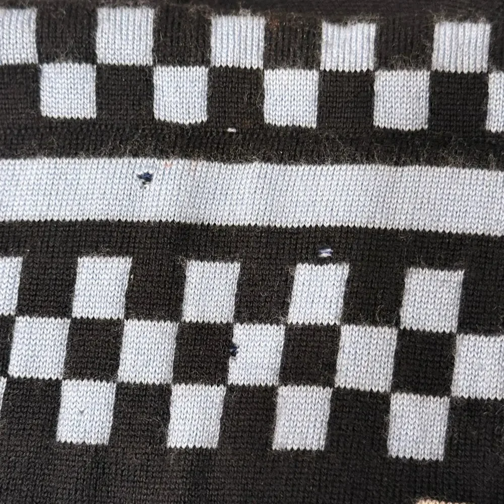 Louis Vuitton Col Tube Monogram Knit Neck Gaiter Snood Wool